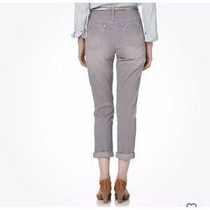 Gloria Vanderbilt Women's Stefana Cuffed Crop Jeans Gray Wash size‎ 12 NEW